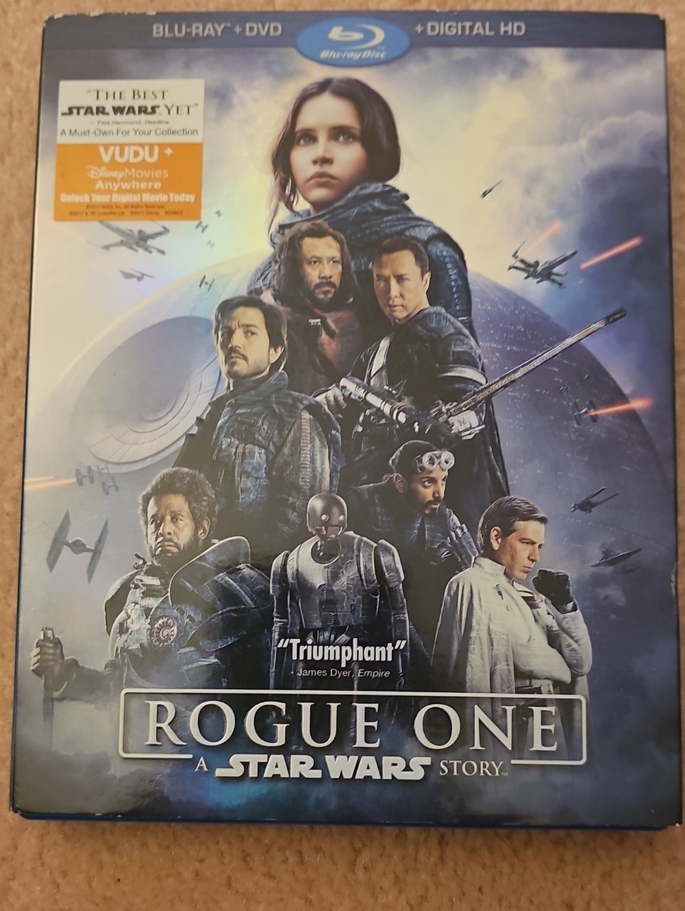 Rogue One: A Star Wars Story Blu-ray + DVD (Blue)